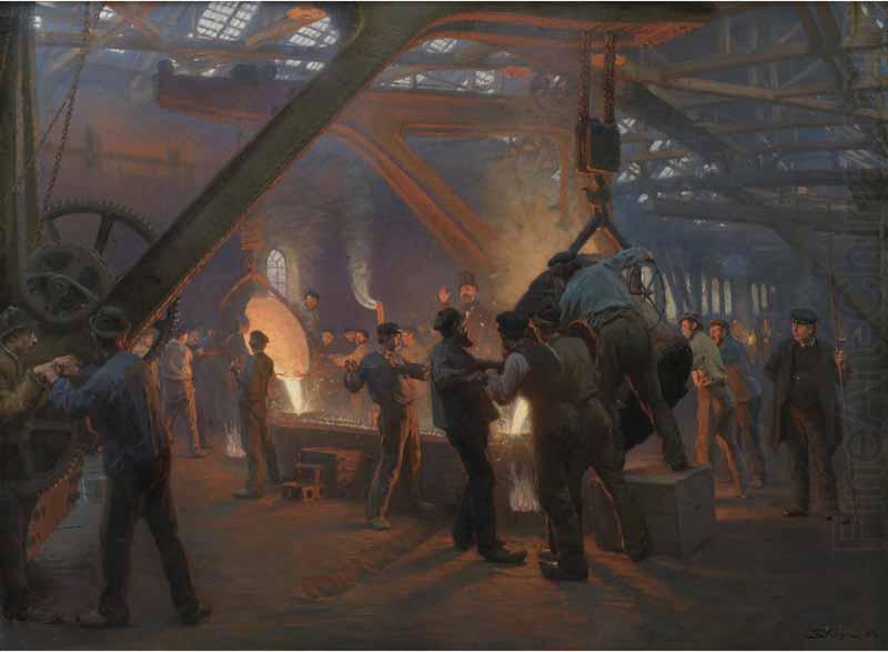 From Fra Burmeister og Wains Iron Foundry, Peter Severin Kroyer